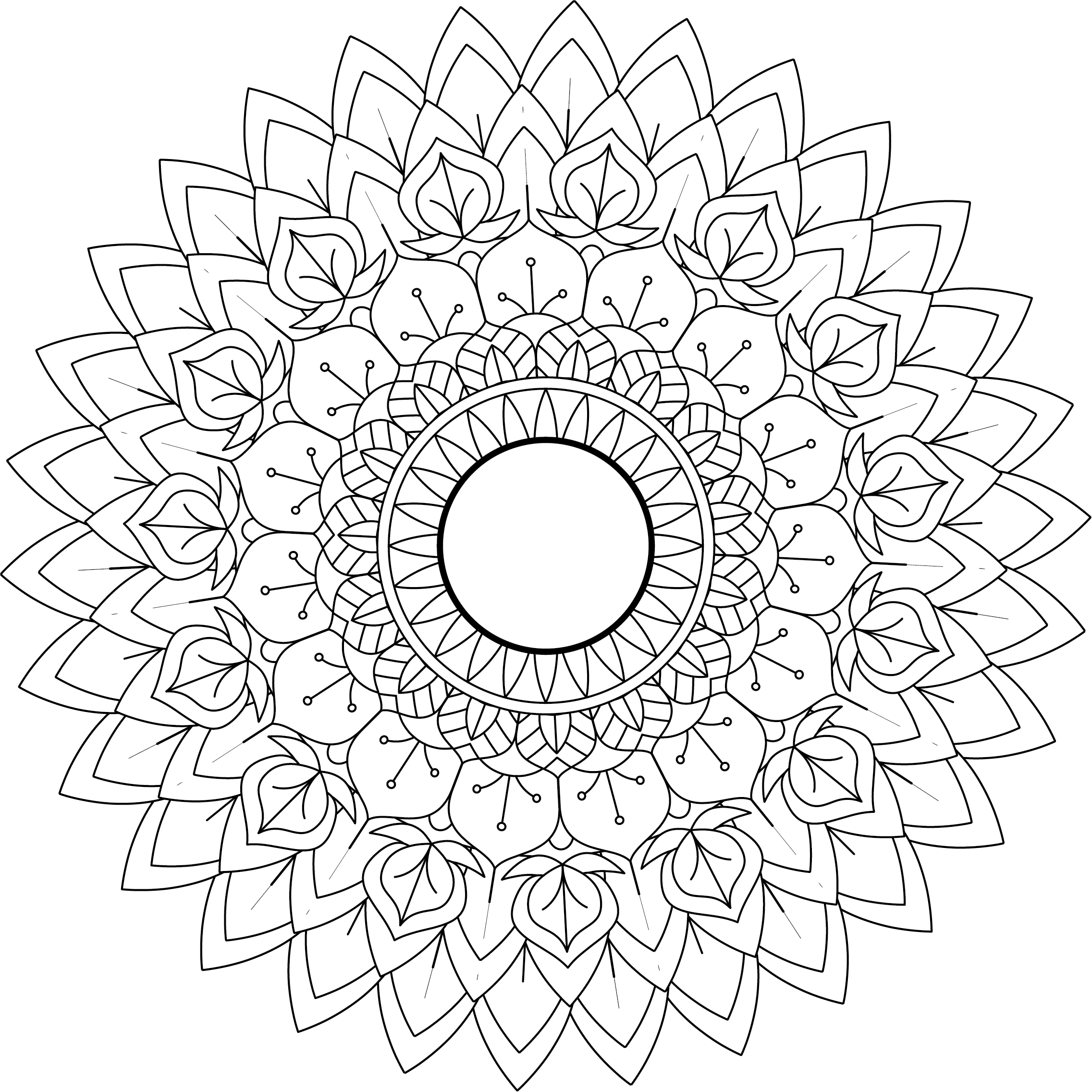 Mandala Monday Free Design To Download And Colour 2019 - 10