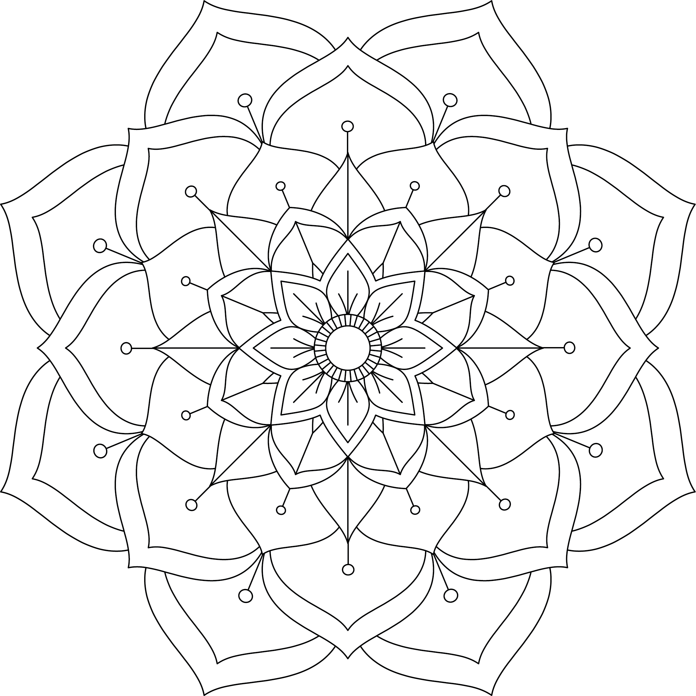 Mandala Monday Free Design To Download And Colour 2019 - 11