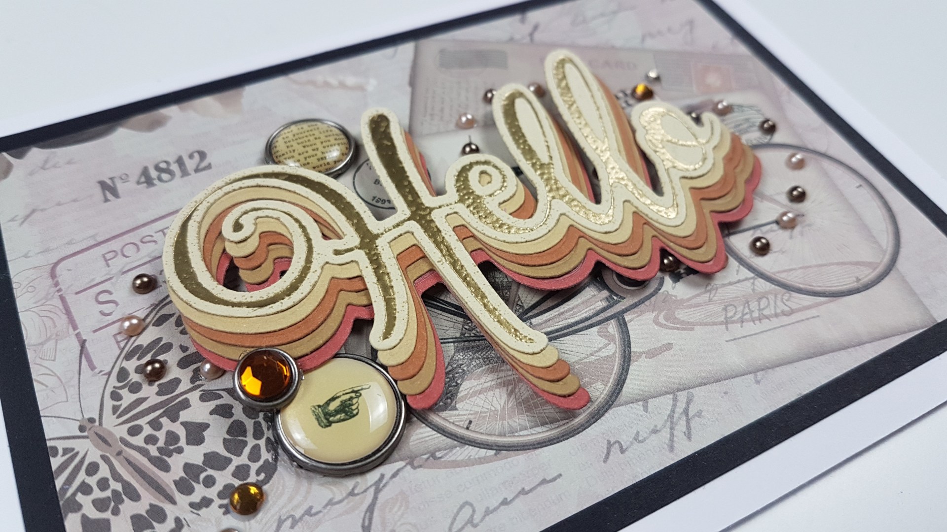 How To Use Embossing Powders With Hot Foil Stamps and Dies