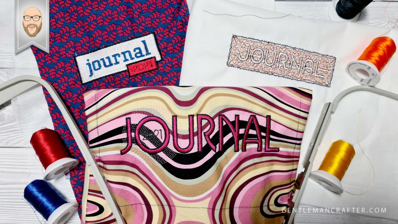 Digitizing an Embroidered Journal Cover Part 1