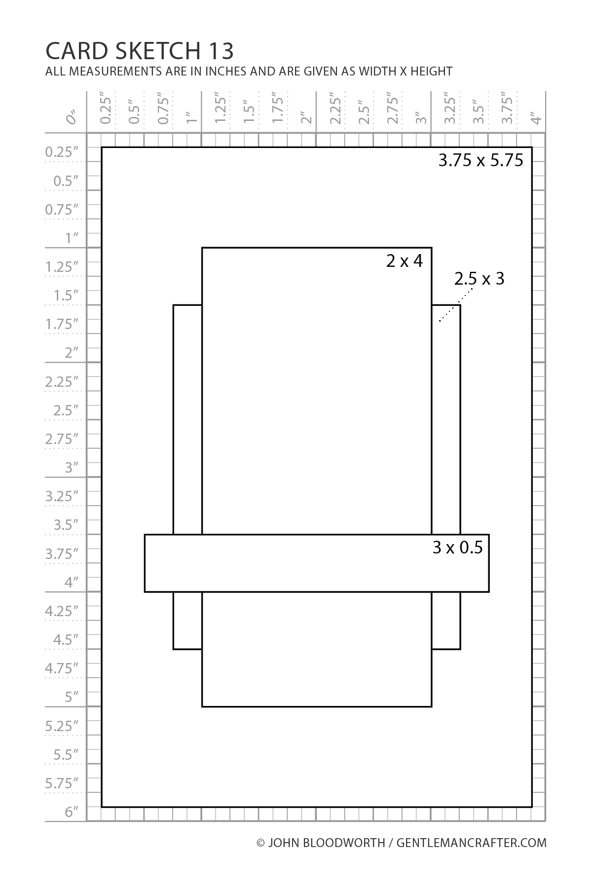 Card Sketch Layout 13