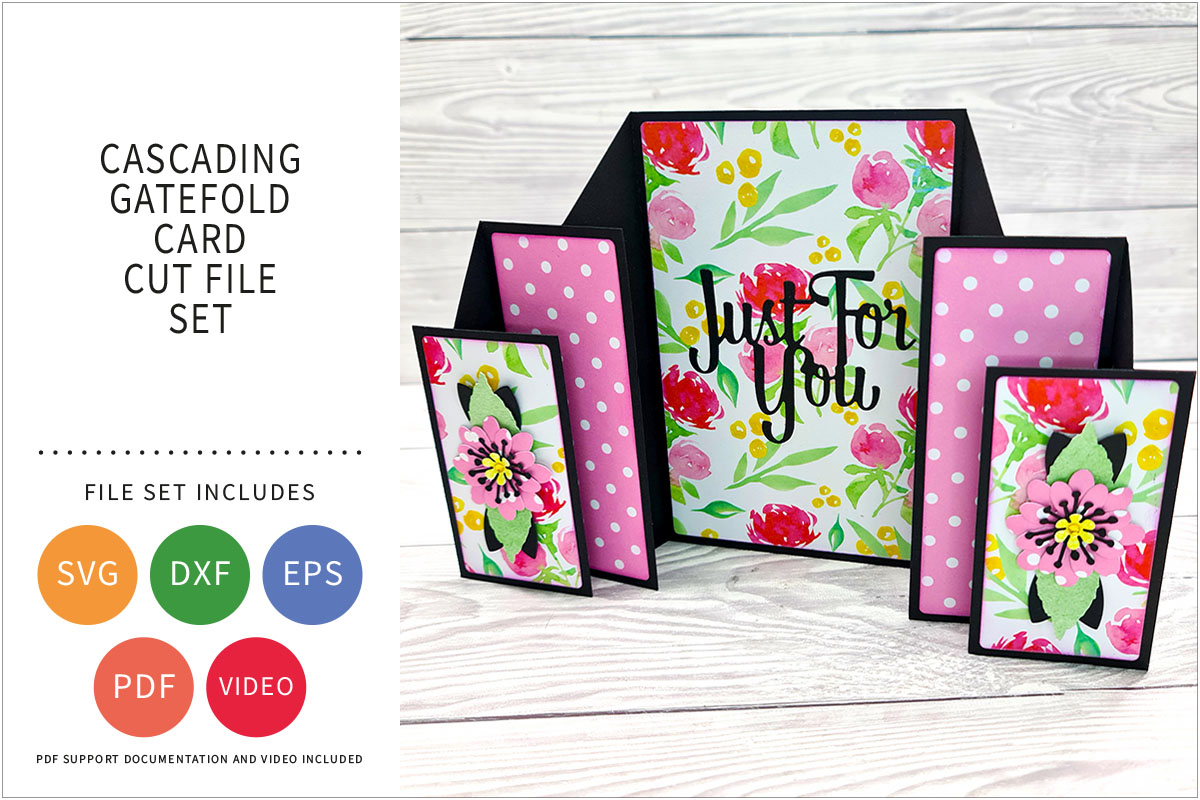 Cascading Gatefold Card Cut File Set – GENTLEMAN CRAFTER