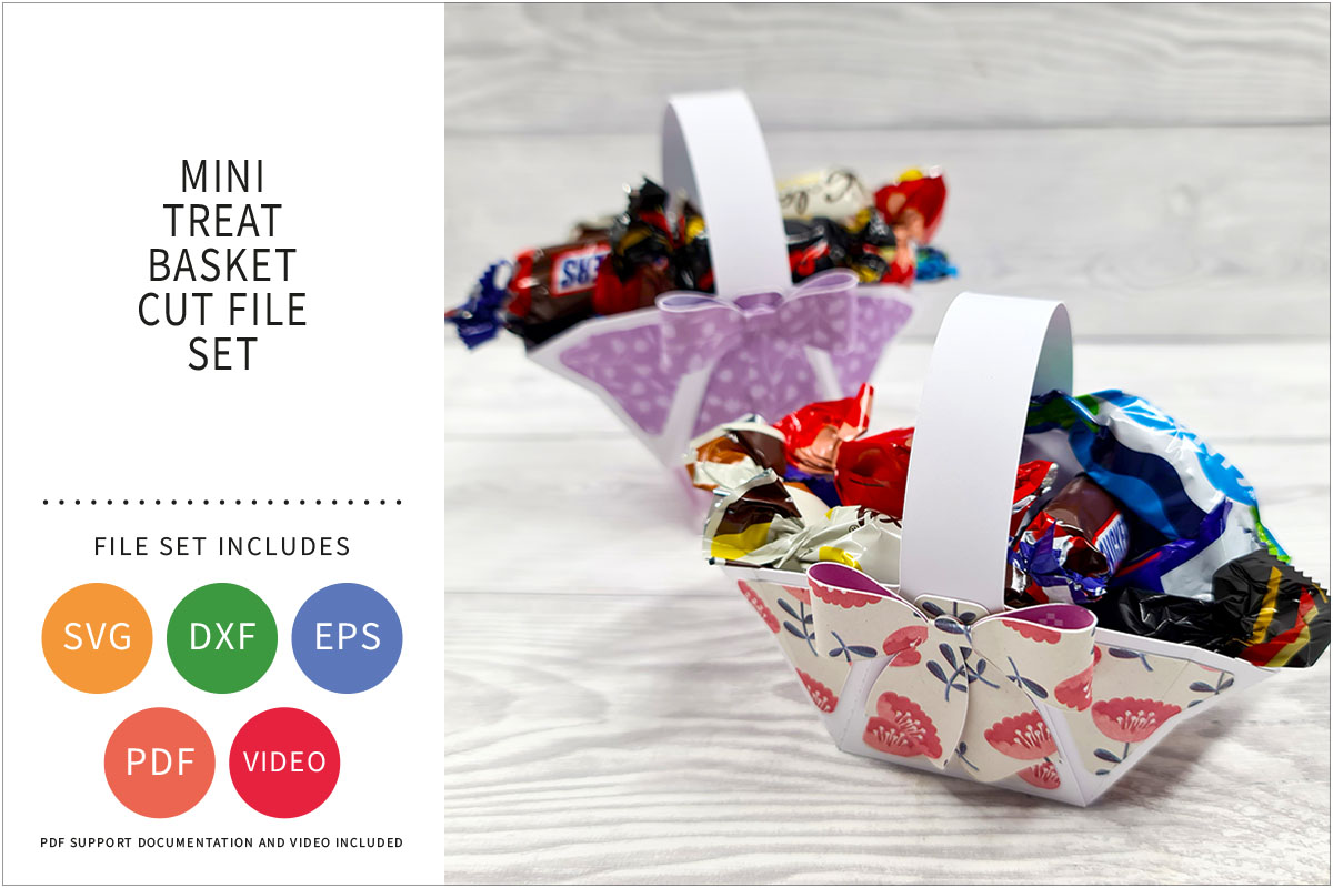 TREAT BASKET SVG CUTTING FILE SET