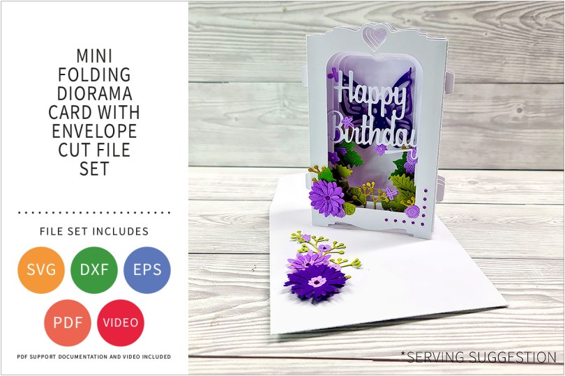 MINI DIORAMA CARD SVG CUT FILE SET