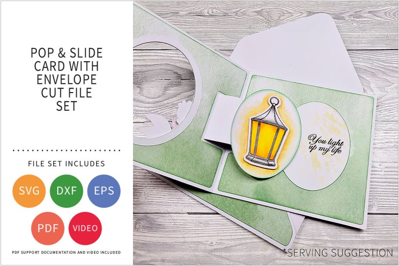 POP & SLIDE CARD SVG CUT FILE SET