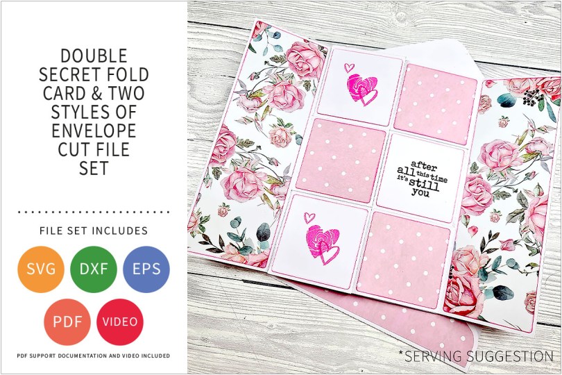 DOUBLE SECRET FOLD CARD CUT FILE SET