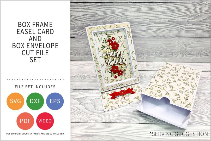 Box Frame Easel Card and Box Envelope Cut File Set – GENTLEMAN CRAFTER