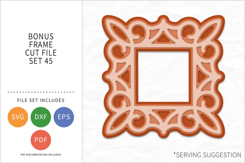 FREE SVG CUT FILE FRAME 45