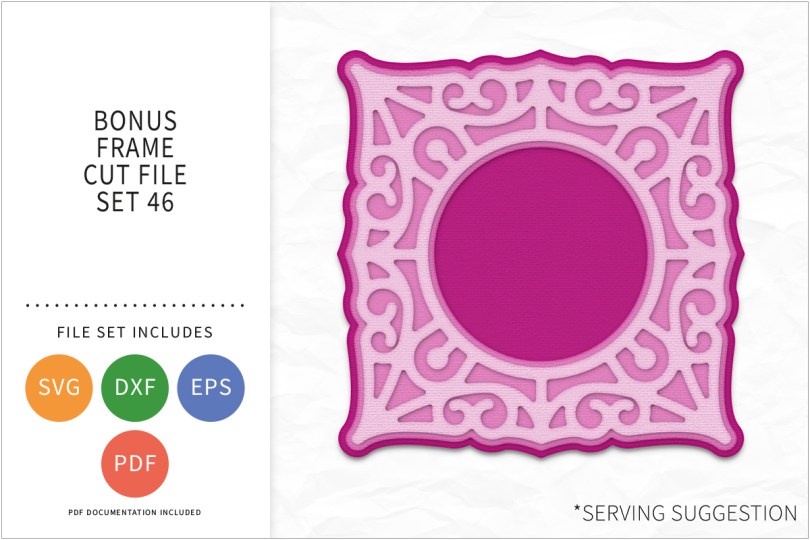 FREE SVG CUT FILE FRAME 46