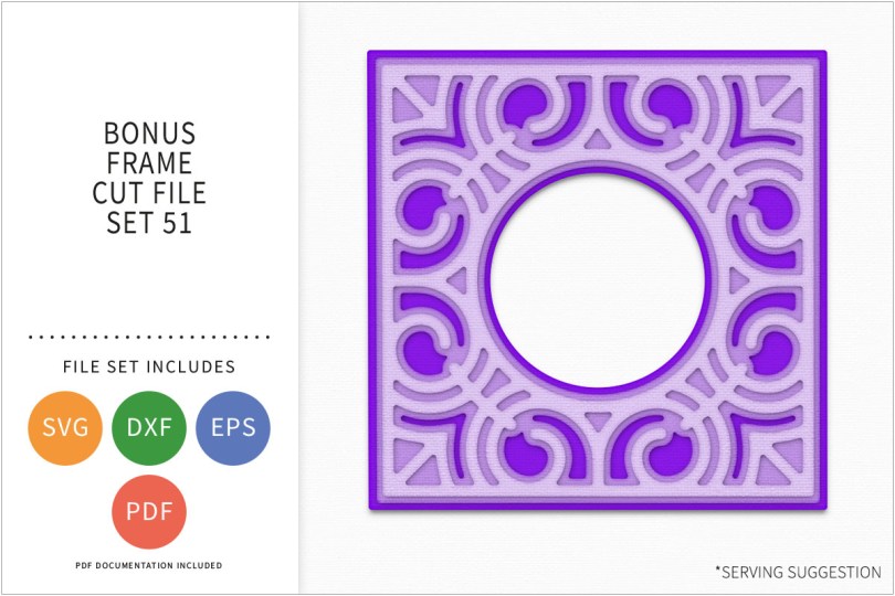 FREE SVG FRAME CUT FILE SET 51