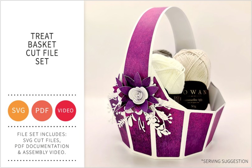 GIFT BASKET SVG CUT FILE SET