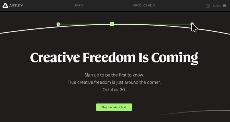 AFFINITY WEBSITE LANDING PAGE IMAGE
