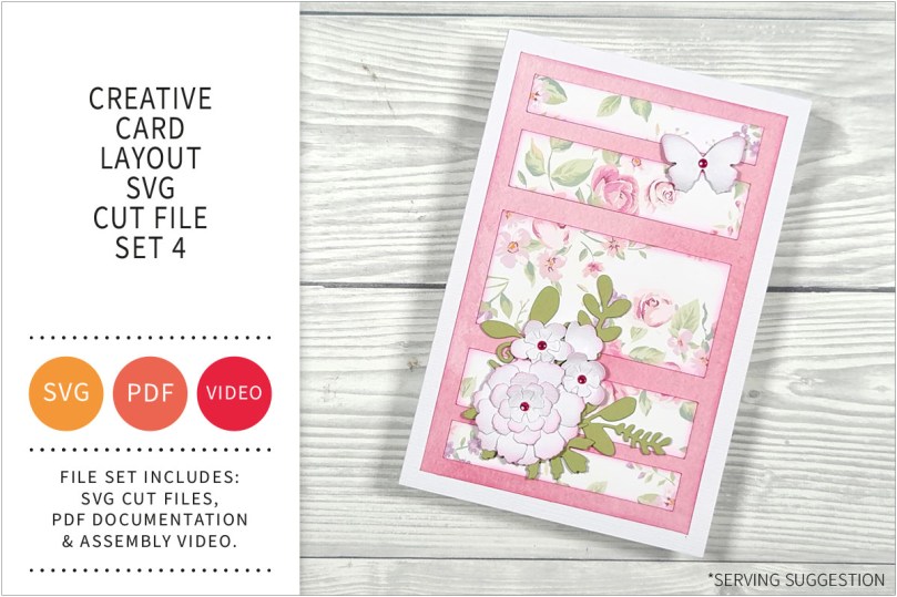 Creative Card Layout SVG Cut File Set&nbsp;4