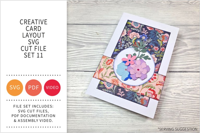 Creative Card Layout SVG Cut File Set 11 – GENTLEMAN CRAFTER