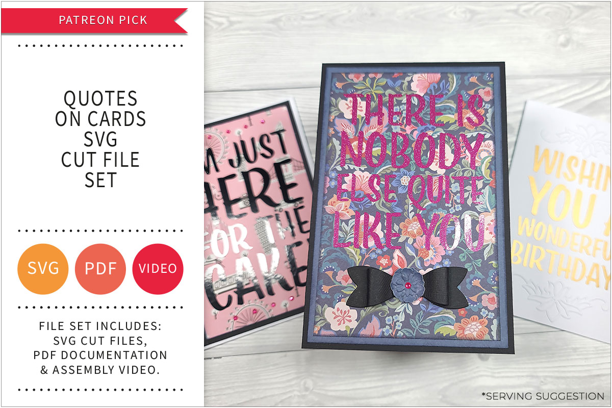 Quotes On Cards SVG Cut File Set for Self-Adhesive&nbsp;Vinyl