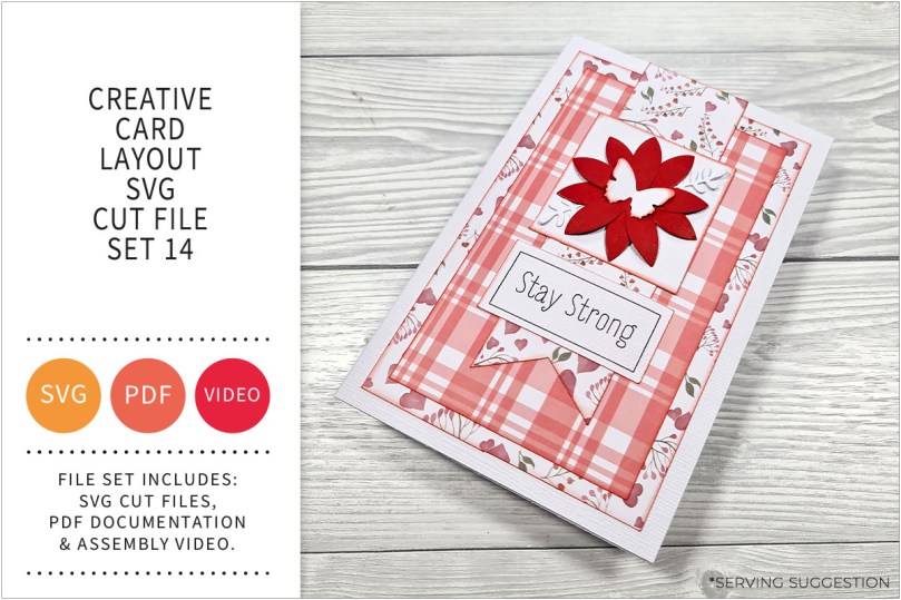 Creative Card Layout SVG Cut File Set&nbsp;14