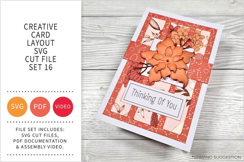Creative Card Layout SVG Cut File Set&nbsp;16