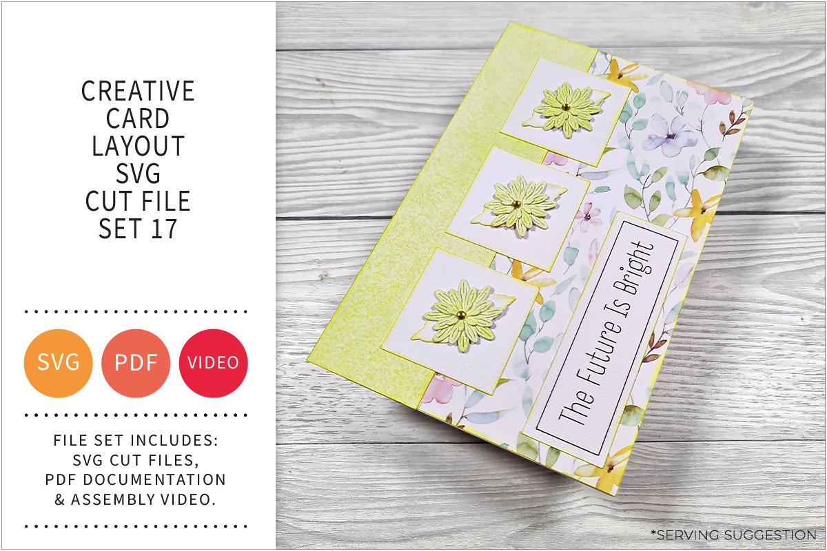 Creative Card Layout SVG Cut File Set&nbsp;17