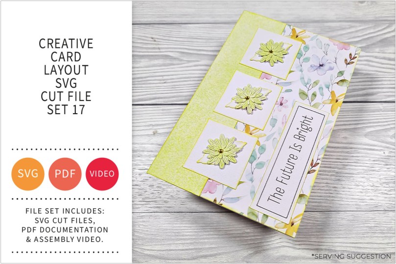 Creative Card Layout SVG Cut File Set&nbsp;17