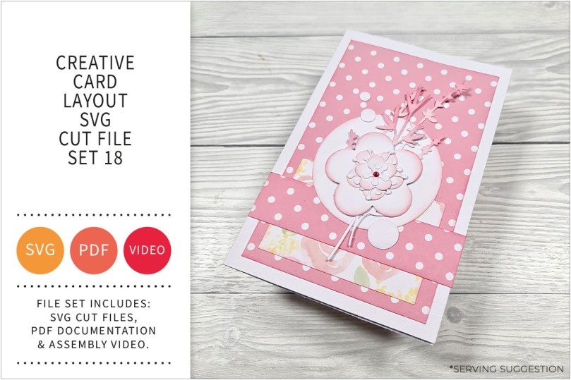 Creative Card Layout SVG Cut File Set&nbsp;18