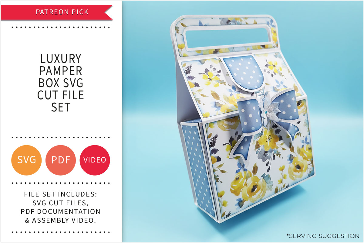 Ultimate Pamper Gift Bag SVG Cut File&nbsp;Set