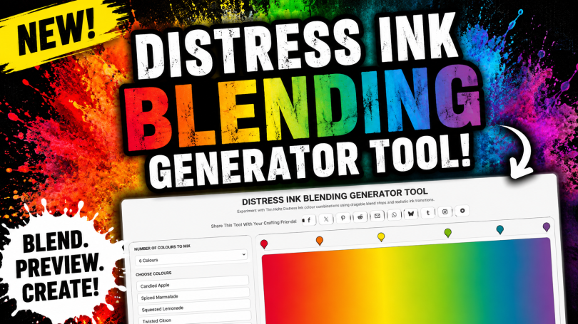 New Online Distress Ink Blending Tool
