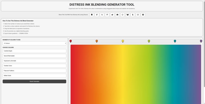 ONLINE DISTRESS INK BLEND GENERATOR PREVIEW