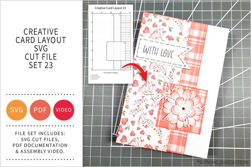 Creative Card Layout SVG Cut File Set&nbsp;23