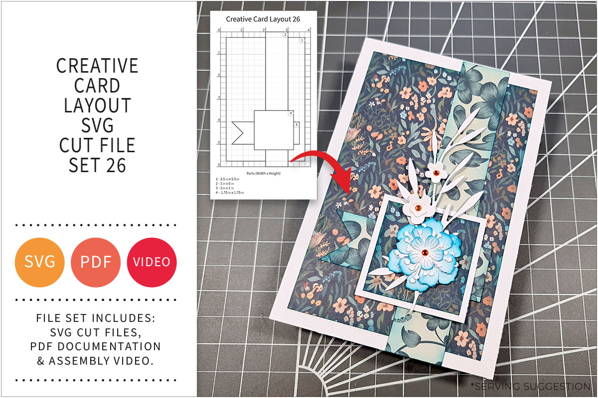 Creative Card Layout SVG Cut File Set&nbsp;26