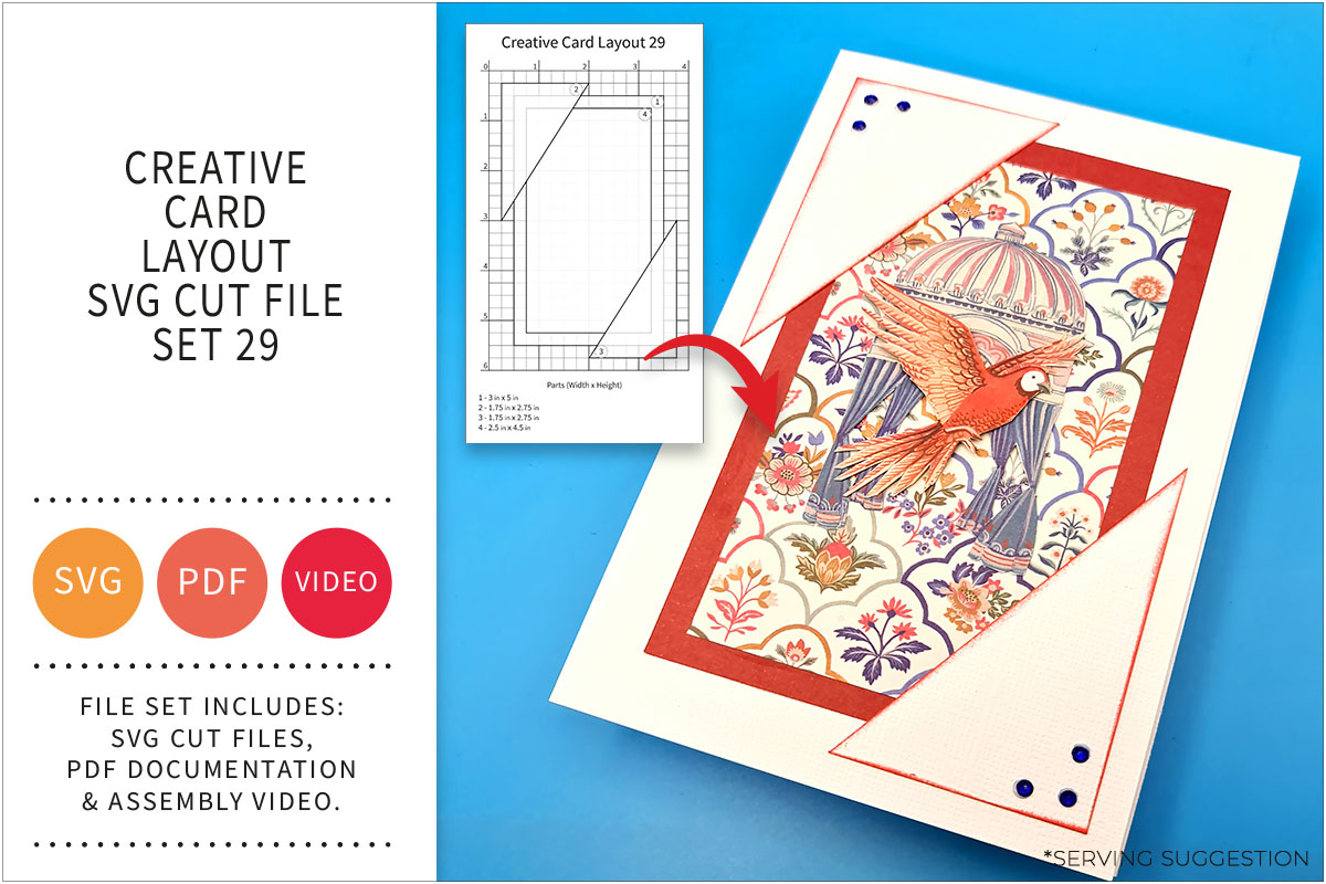 Creative Card Layout SVG Cut File Set&nbsp;29