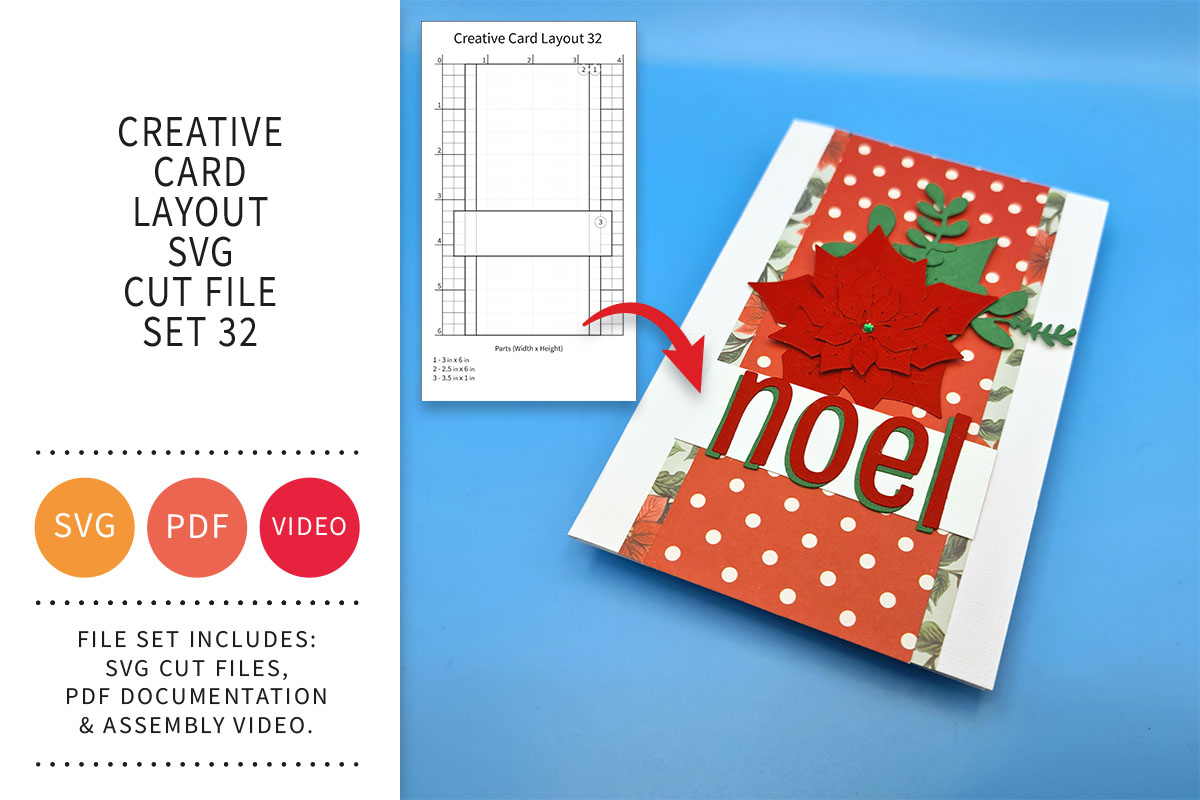 Creative Card Layout SVG Cut File Set&nbsp;32